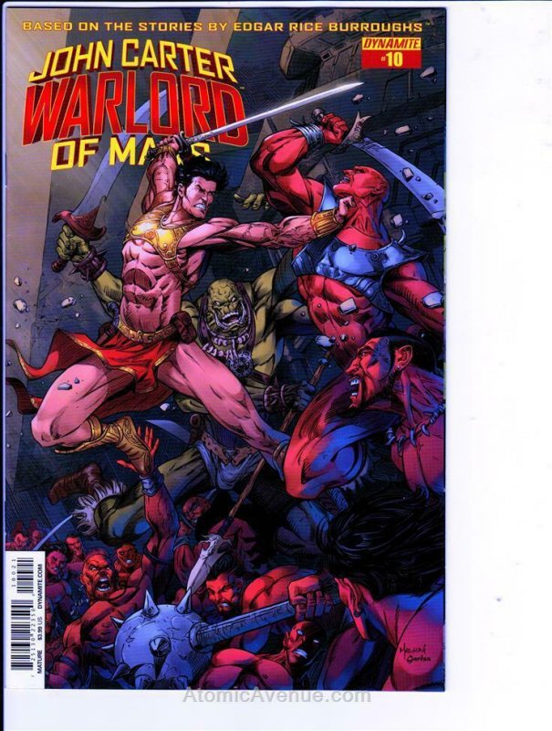 John Carter, Warlord of Mars (2nd Series) #10B VF/NM; Dynamite | save on shippin 