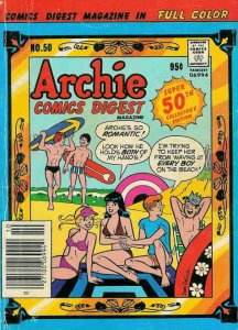 Archie Digest Magazine #50 GD ; Archie | low grade comic Beach Bikini 1981