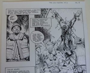 DON LOMAX Original Art, Vietnam Journal #8 pg 19, Brain Dead Horror,Caliber,2011