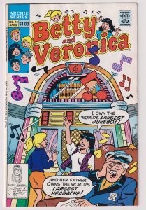 Archie Comic Series! Betty and Veronica! Issue #29!