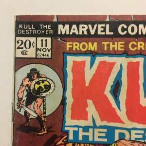 Kull The Destroyer #11 Ploog Cover & Interiors Origin Retold 1973 Bronze Age