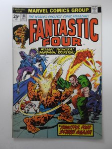 Fantastic Four #148  (1974) vs The Frightful Four! Sharp Fine Condition!