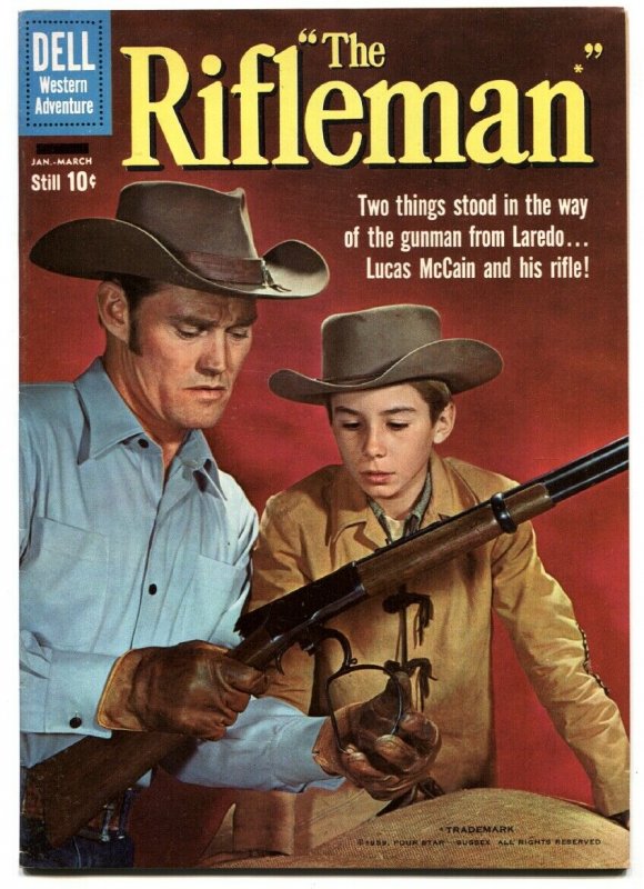 Rifleman #2 1960- Chuck Connors Dell Western VF+