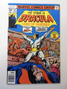 Tomb of Dracula #63 (1978) VG+ Condition moisture stain