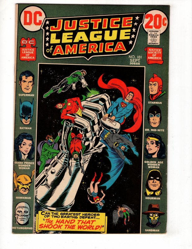 Justice League of America #101 (1972) Justice Society Appearance / ID#562