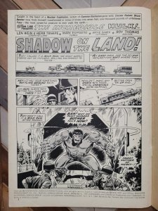 Mighty World of Marvel #204 VG- (UK Weekly Comics 1976) Hulk, Avengers Conan