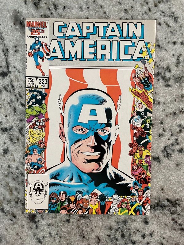 Captain America # 323 NM Marvel Comic Book Classic Cover Avengers Hulk Thor CM20