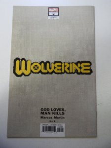 Wolverine #2 Martin Cover (2020) NM- Condition
