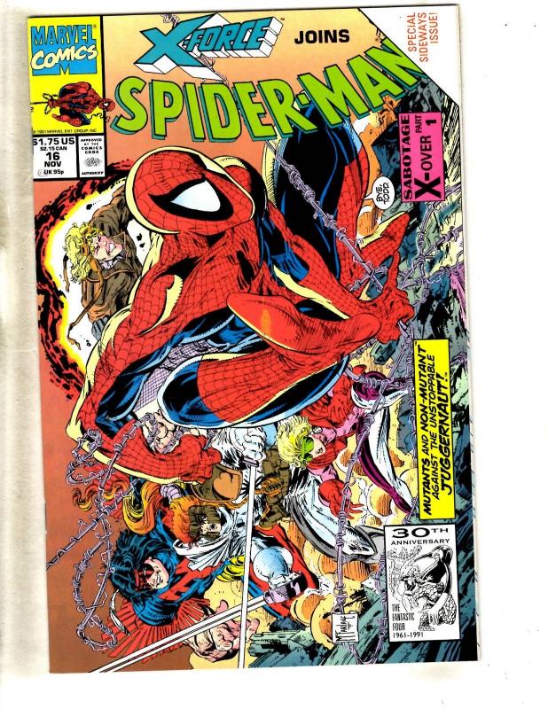 Lot Of 11 Spider-Man Marvel Comic Books # 11 12 13 14 15 16 17 18 19 (2) 20 CR58