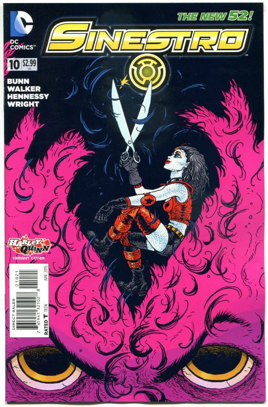 SINESTRO #10, NM, Harley Quinn, 2014, New 52, Variant, more HQ in store