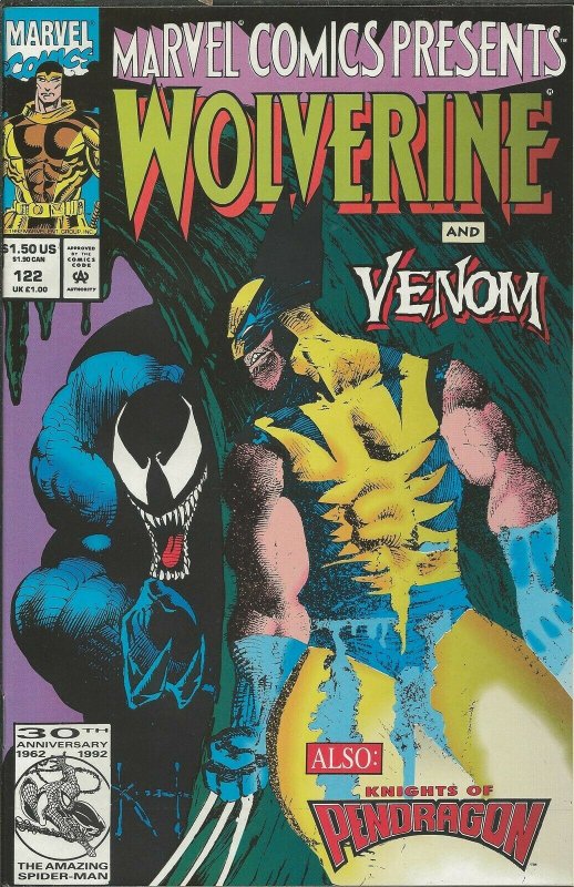 Marvel Comics Presents #122 ORIGINAL Vintage 1993 Marvel Comics Wolverine Venom 