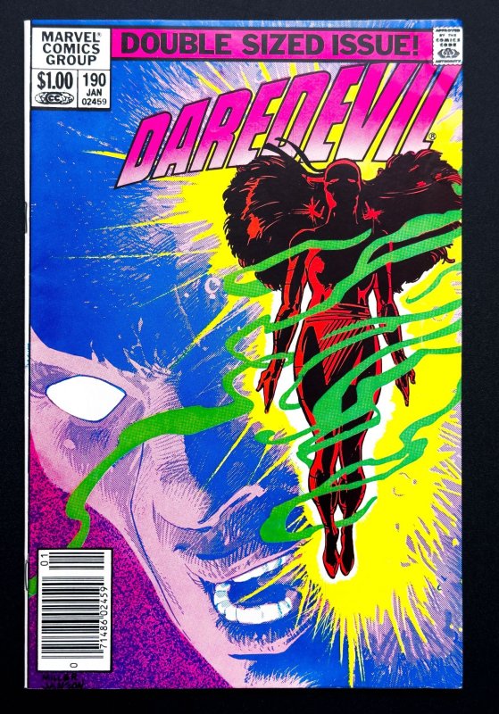 Daredevil #190 (1983) -Frank Miller [KEY] Elektra's Resurrection & Origi...