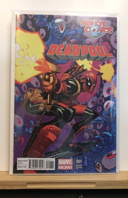 Deadpool #1 Third Eye Comics Exclusive Mike Hawthorne Variant (2016)