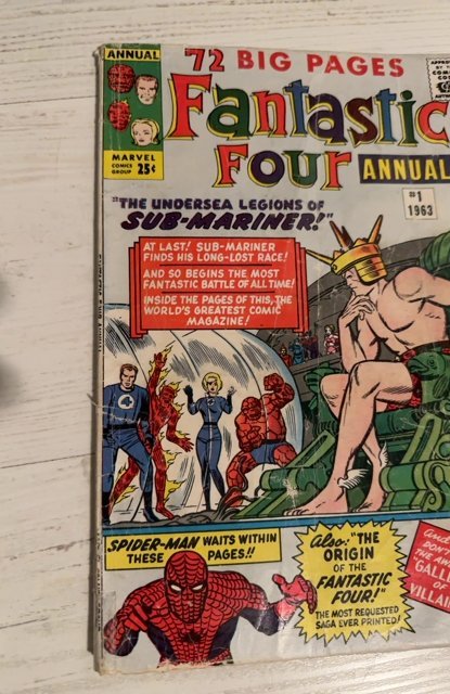 Fantastic Four Annual #1 (1963)submariner/ Spider-Man see dewcription