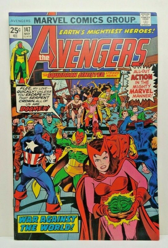 Avengers 1976 #148,148,149,150,151,152,153 LOT price on all 7  VF/NM