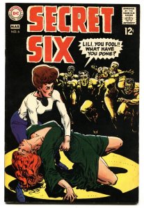 SECRET SIX #6-DC-1968 VF- silver age comic book