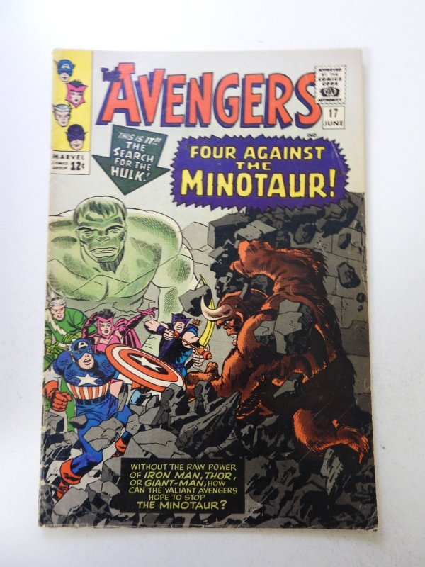 The Avengers #17 (1965) VG condition