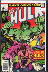 The Incredible Hulk #223 (1978) Hulk