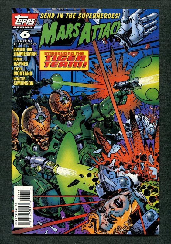 Mars Attacks #6  / 9.0 VFN/NM  / March 1996