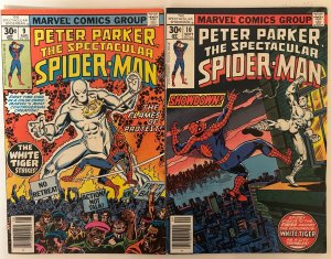 *Spectacular Spider-Man (1976) 6vf, 7vf, 8vf, 9vf, 10fvf