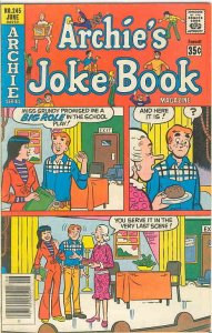 Archie's Jokebook Magazine #245 GD ; Archie | low grade comic June 1978 Miss Gru