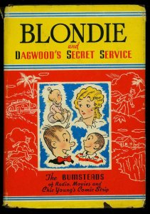 Blondie and Dagwood's Secret Service w/ dust jacket Whitman #2374