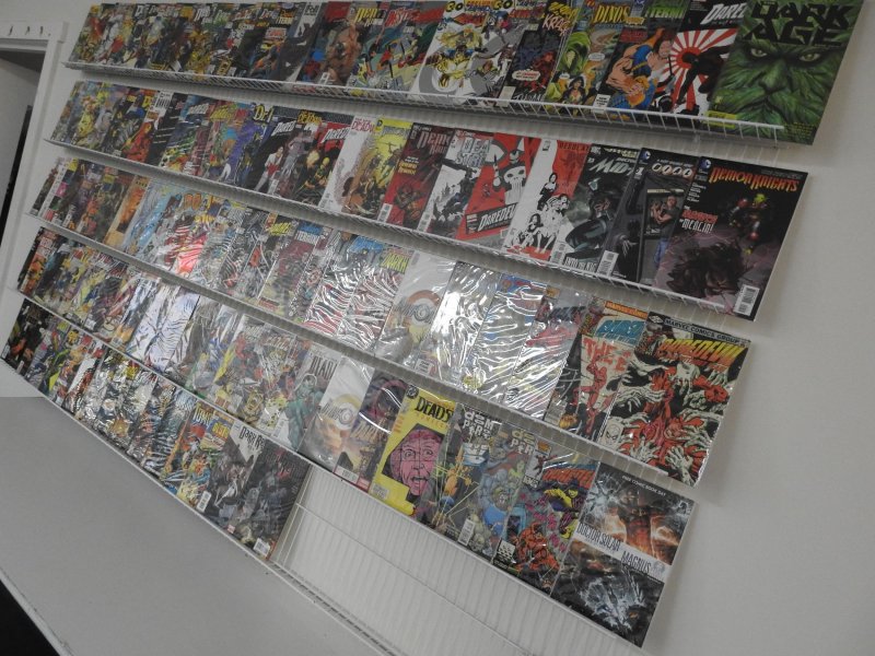 Huge Lot of 110+ Comics W/ Daredevil, Deathstroke +More! Avg. VF- Condition!