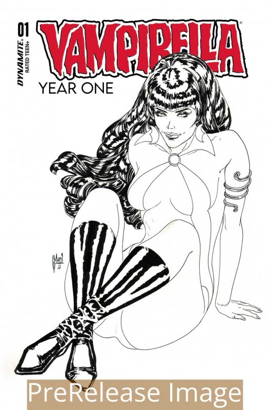 VAMPIRELLA YEAR ONE (2022 DYNAMITE) #1 VARIANT 1:7 CVR Z FOC INCV PRESALE-07/27