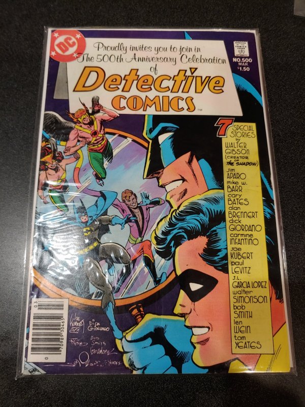 Detective Comics #500-500th Anniversary Joe Kubert Dick Giordano Len Wein