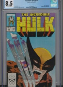 INCREDIBLE HULK #349 2/88 CGC 8.5 OW/W MALVEL
