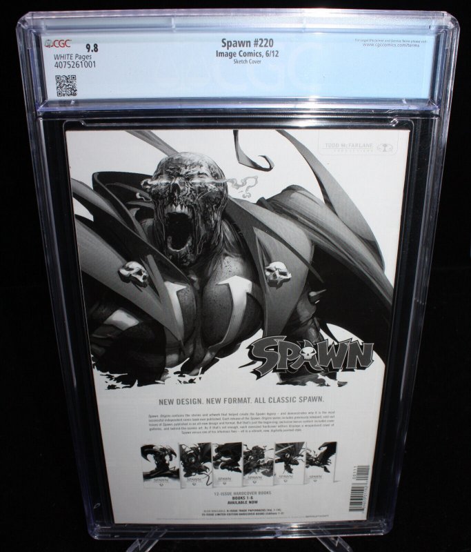 Spawn #220 (CGC 9.8) Todd McFarlane Story & Cover - 2012