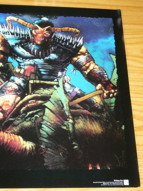 Melting Pot poster - 24 x 20 - simon bisley - kevin eastman - eric talbot