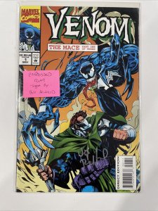 Venom 1 Near Mint NM Embossed Signed Bill Reinhold Marvel 1994