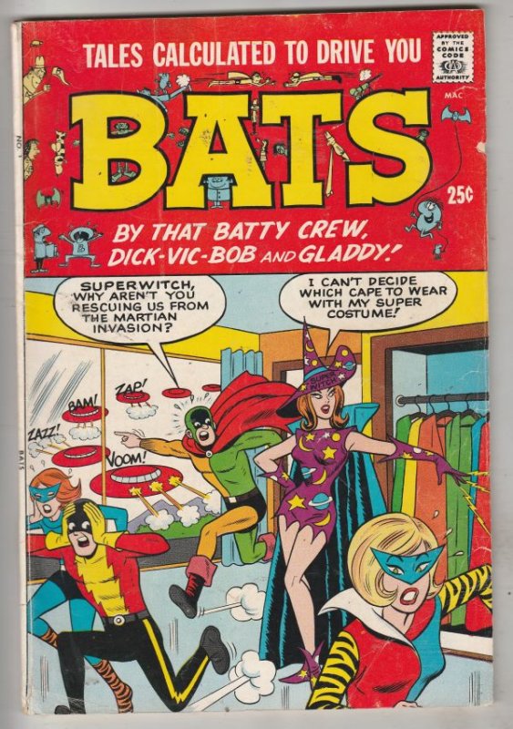 Tales Calculated to Drive You Bats #1 (Nov-61) FN+ Mid-High-Grade Wolfman