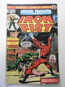 Marvel Premiere #23 (1975) VG Cond MVS intact! centerfold detached top staple