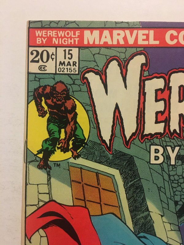 Werewolf by Night #15 Dracula Appearance Ploog MVS Intact Bronze Age High Grade