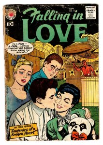 Falling in Love #13 comic book 1957  DC Romance   Carnival fair cover