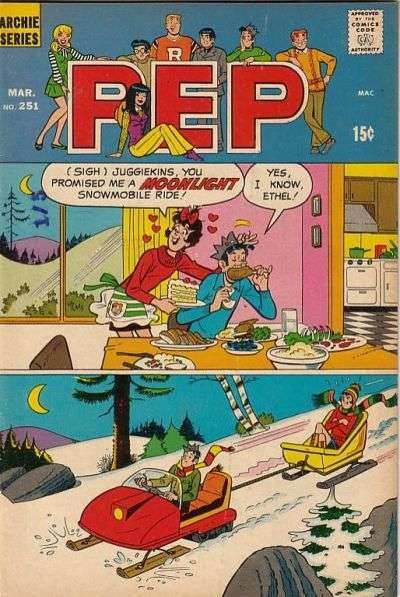 Pep Comics #215, VG (Stock photo)