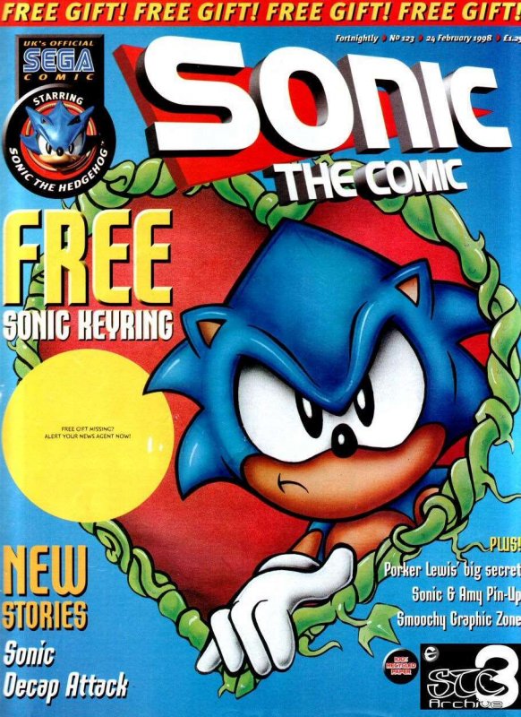 Sonic the Comic #123 FN ; Fleetway Quality | Hedgehog