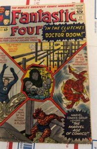 Fantastic Four #17 (1963)in the clutches of Dr Doom