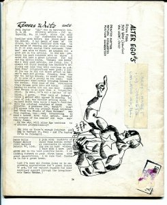 Alter-Ego #5 1962-1st Ronn Foss issue-Allen Weiss-Capt America-Larry Charet-VG