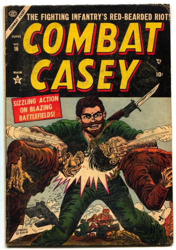 Combat Casey #16 1954- Korean War Atlas Comic VG