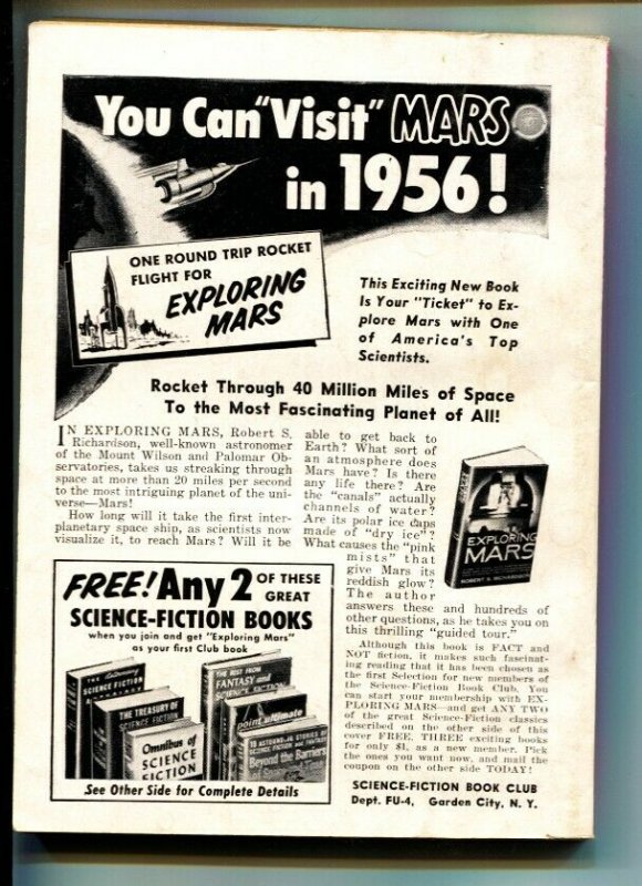 FANTASTIC UNIVERSE SCIENCE FICTION April 1956 Pulp mag digest-Flying Saucer c...