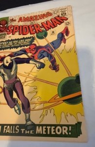 The Amazing Spider-Man #36 (1966)when falls theMeteor some foxxing