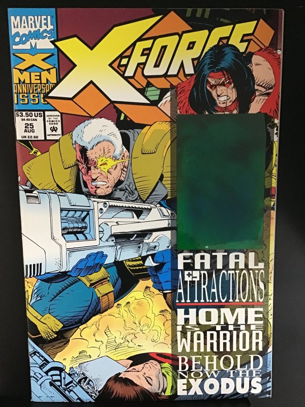 X-Force #25 Newsstand Edition (1993)