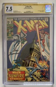 (1970) X-MEN #64 CGC SS 7.5 ROY THOMAS! 1st appearance SUNFIRE!