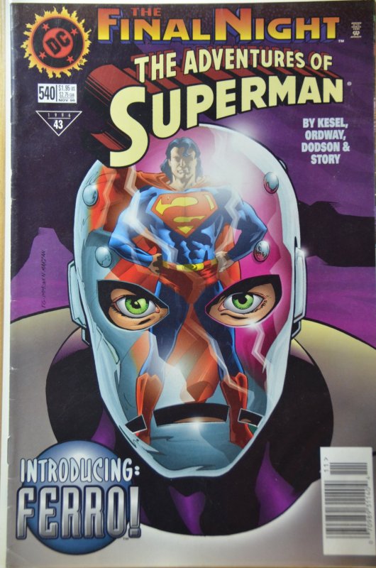 Adventures of Superman #540 (1996) VF+