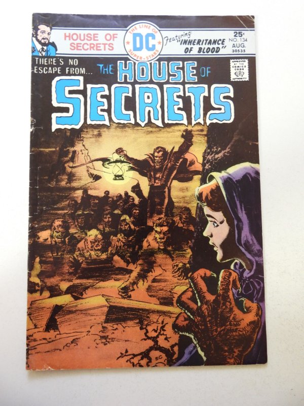 House of Secrets #134 (1975) VG+ Condition