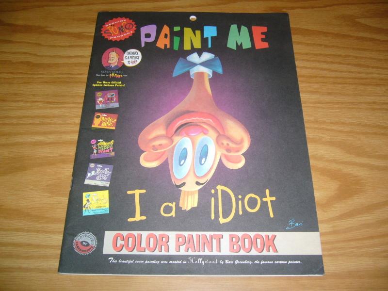 Spumco Color Paint Book: Paint Me I A Idiot #1 VF extremely hard to find