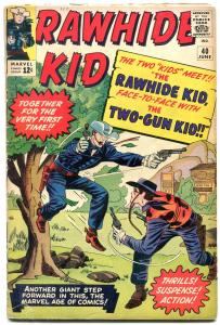 RAWHIDE KID #40 1964-MARVEL COMICS-TWO GUN KID-KIRBY G/VG